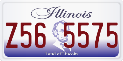 IL license plate Z565575