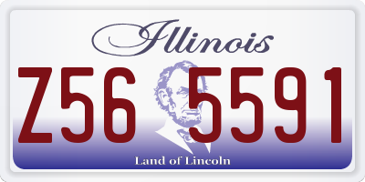 IL license plate Z565591