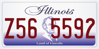 IL license plate Z565592