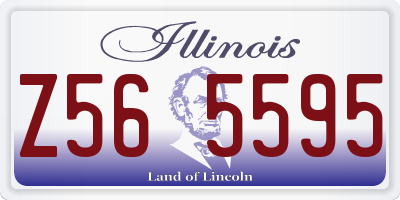 IL license plate Z565595