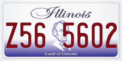IL license plate Z565602