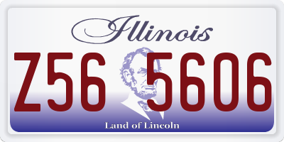 IL license plate Z565606