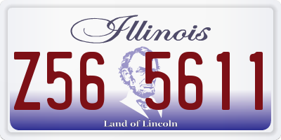 IL license plate Z565611