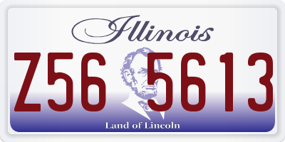 IL license plate Z565613