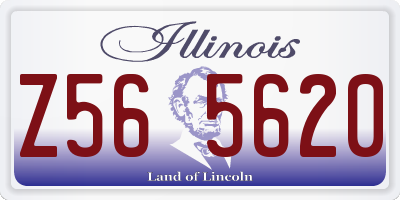 IL license plate Z565620