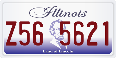 IL license plate Z565621