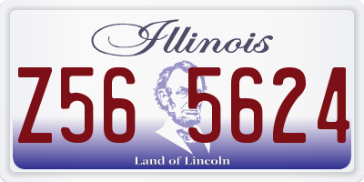 IL license plate Z565624