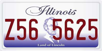 IL license plate Z565625