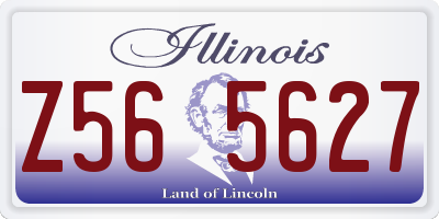 IL license plate Z565627