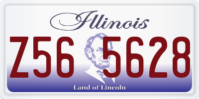 IL license plate Z565628