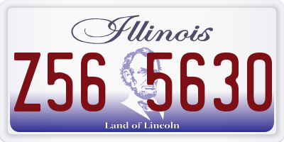 IL license plate Z565630
