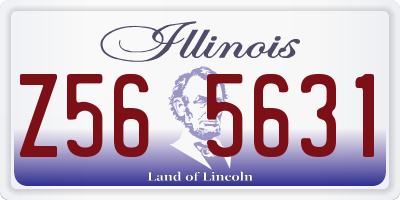 IL license plate Z565631