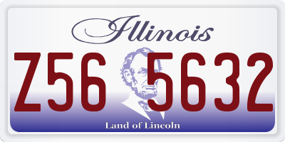 IL license plate Z565632