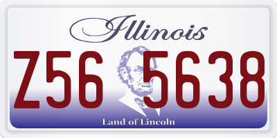 IL license plate Z565638