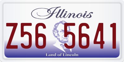 IL license plate Z565641