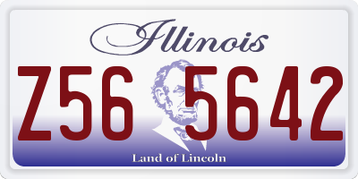 IL license plate Z565642