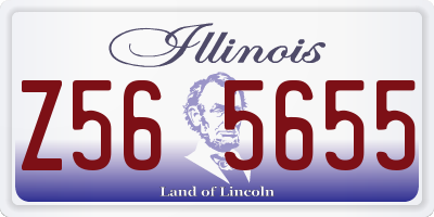 IL license plate Z565655