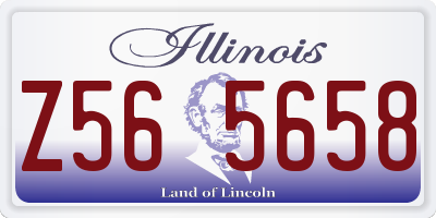IL license plate Z565658