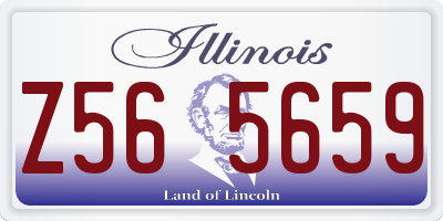 IL license plate Z565659