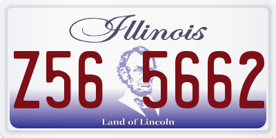 IL license plate Z565662