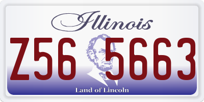 IL license plate Z565663