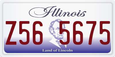 IL license plate Z565675