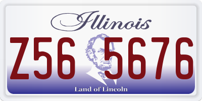 IL license plate Z565676