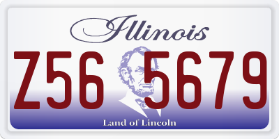 IL license plate Z565679
