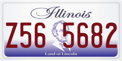 IL license plate Z565682