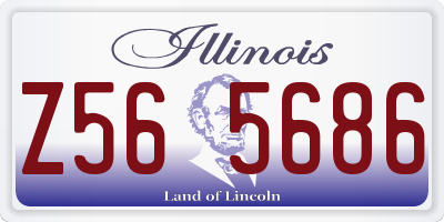 IL license plate Z565686