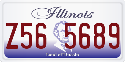 IL license plate Z565689