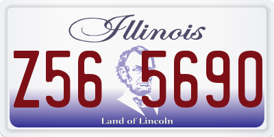 IL license plate Z565690