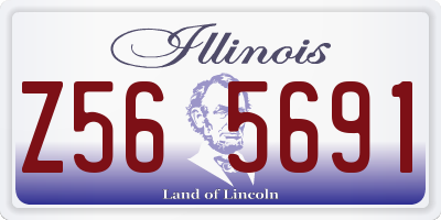 IL license plate Z565691