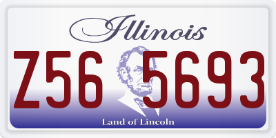 IL license plate Z565693