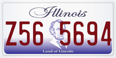 IL license plate Z565694