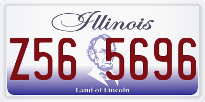 IL license plate Z565696