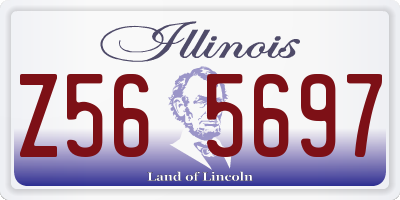 IL license plate Z565697