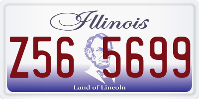 IL license plate Z565699