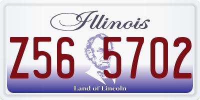 IL license plate Z565702