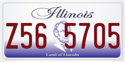 IL license plate Z565705