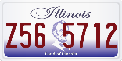 IL license plate Z565712