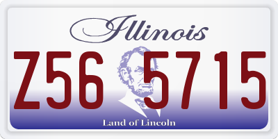 IL license plate Z565715
