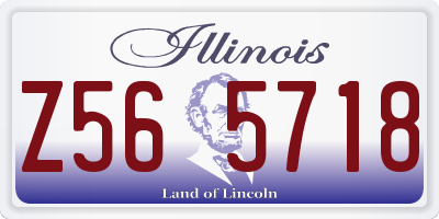 IL license plate Z565718