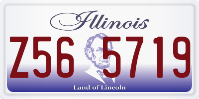 IL license plate Z565719