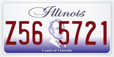 IL license plate Z565721