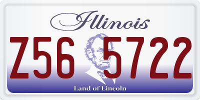 IL license plate Z565722