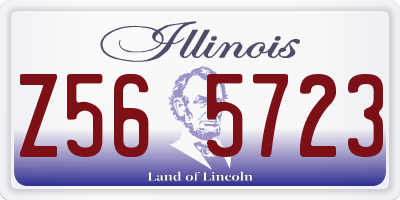 IL license plate Z565723