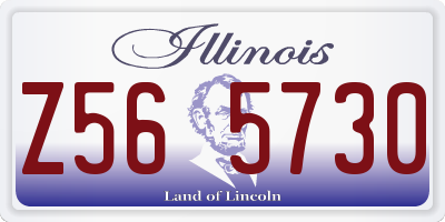 IL license plate Z565730