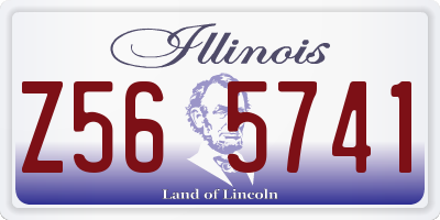 IL license plate Z565741