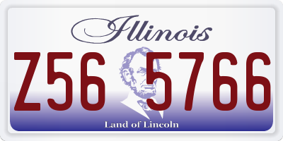 IL license plate Z565766